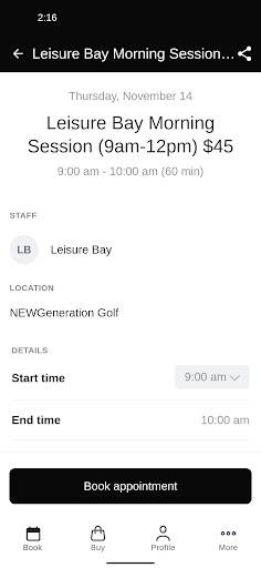 NEWG Golf Screenshot 3 - AppWisp.com