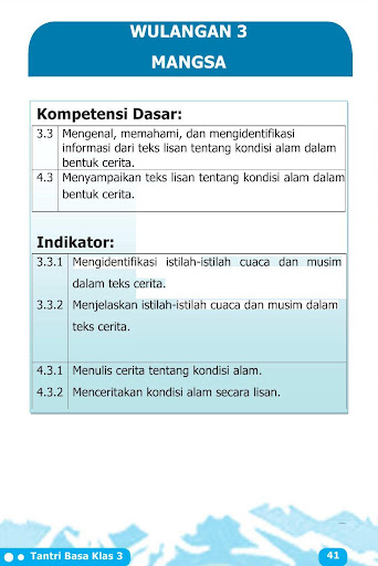 Buku Siswa Kelas 3 Bahasa Jawa Tantri Basa 2016