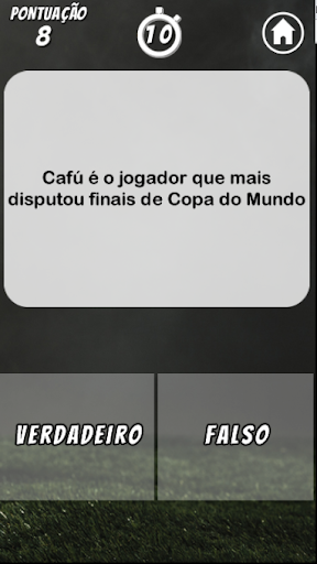 Falso ou Verdade: Futebol Quiz Screen 2