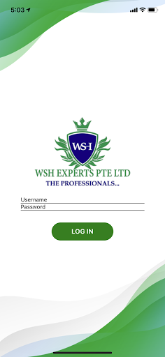 Android application WSH eJOB screenshort