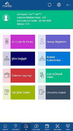 Manbis Akıllı Bisiklet Sistemi Screen 2