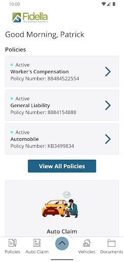Fidella Insurance 365 Screen 2