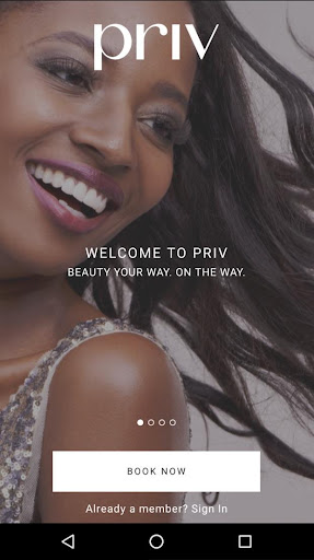 Android application Priv - Salon delivered to you screenshort