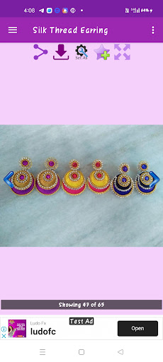Silk Thread Earring Gallery Screen 3