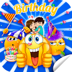 Cover Image of Download Emoji Birthday GIF & Sticker for WAStickerApps 1.0.1 APK