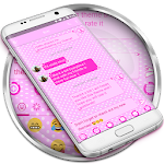 Cover Image of Baixar Mensagens SMS Valentine Love Pink Theme  APK