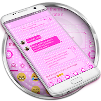 SMS Messages Valentine Love Pink Theme