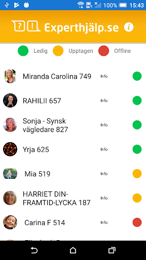 Android application Experthjälp.se - Fråga experte screenshort