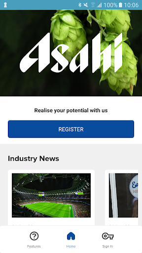 Android application Asahi Beer Masters screenshort