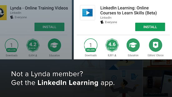 Lynda - Online Training Videos Screenshot