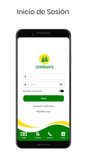 Android application CoopDuarte screenshort