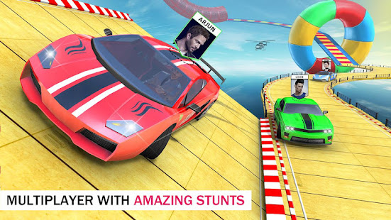 Ramp Car Stunts 3D Free - Multiplayer Car Games mod apk