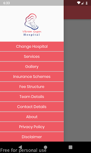Vikram Gagan Hospital Screen 2