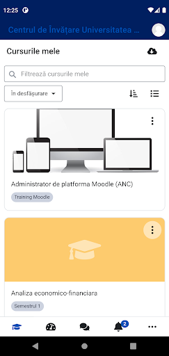eLearning UOradea Screen 2