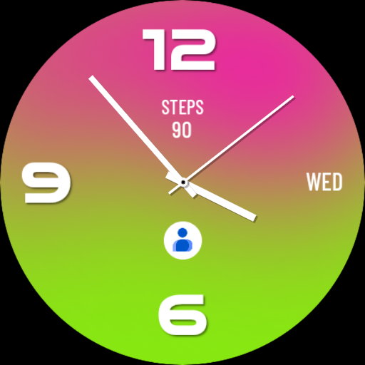 Green Pink MX Watch Face screenshot 4