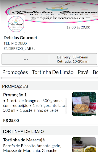 Android application Delícias Gourmet screenshort