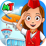 Cover Image of Download My Town : Airport. Free Airplane Games for kids 1.03 APK