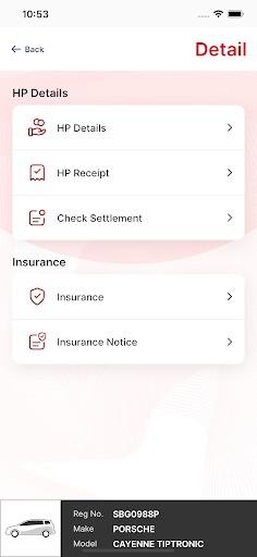 Kenso Leasing Screen 2