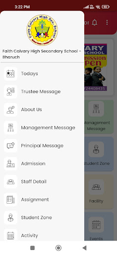 Faith calvary high sec. school Screen 3