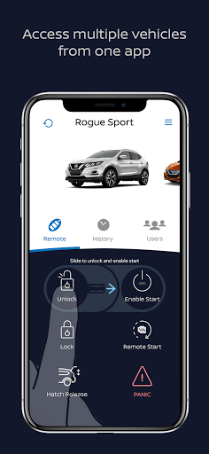 Nissan Virtual Key Screen 2