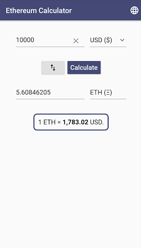 Eth calculator