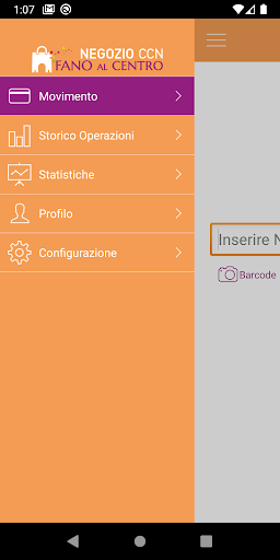 Android application FANO AL CENTRO CCN screenshort