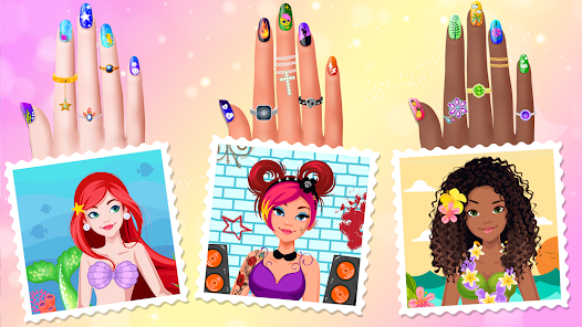 Captura de Pantalla 10 Nail Salon Game Girls Nail art android