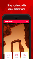 screenshot of Air Arabia (official app)