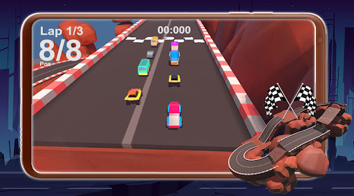 Android application Small Pursuit Race screenshort