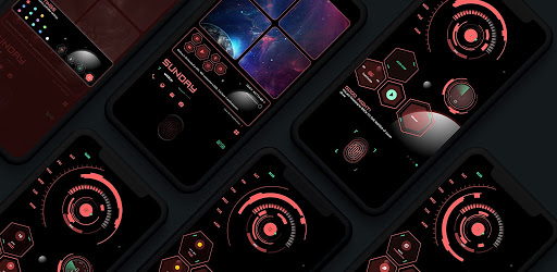 Neon Space Theme for KLWP