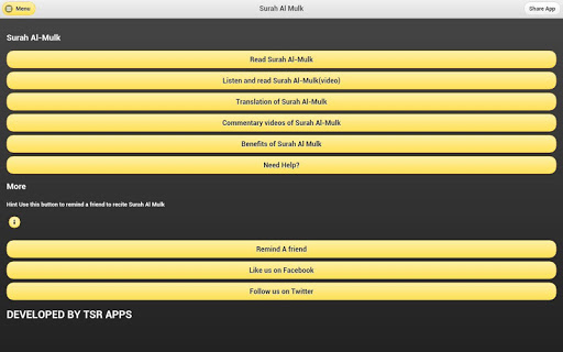 Surah Al Mulk and Al-Sajdah