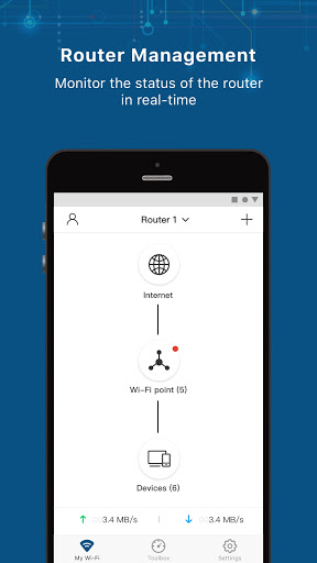 Android application real|wifi screenshort