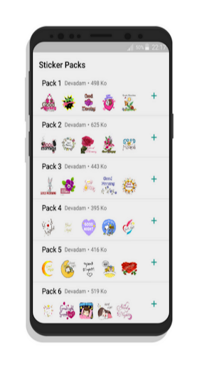 Android application Good Morning and Good Night St screenshort