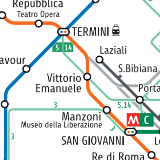 Rome Metro Map 2023