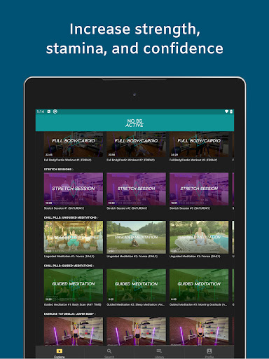 Screenshot of No BS Active