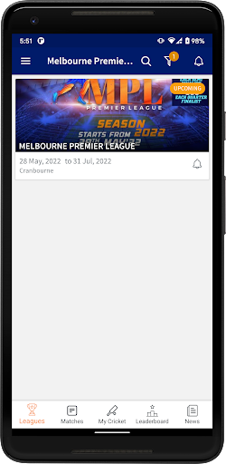 Melbourne Premier League Screen 3