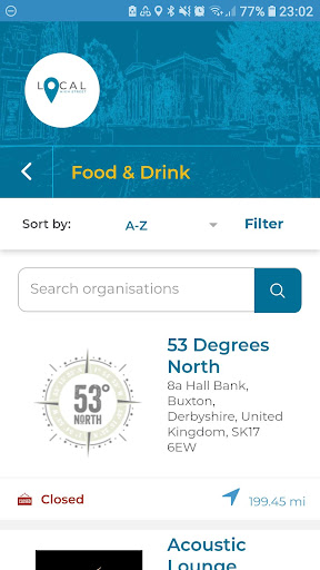 Android application Local High Street screenshort