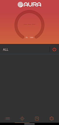 Android application Aura Connect™ screenshort