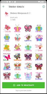 Stickers de Mariposas