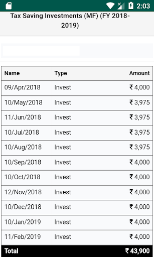 Disha Finance Live Screen 2