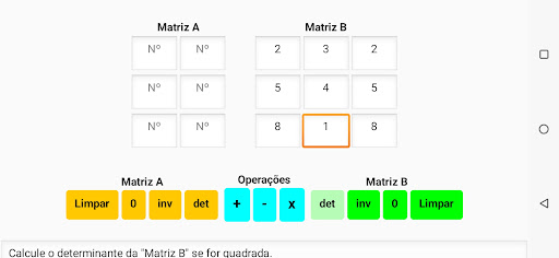 Operações entre matrizes