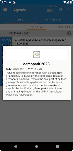 Demopark 2023 Screen 3