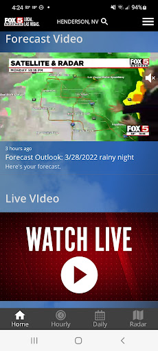 Las Vegas Weather Radar-FOX5 Screen 2