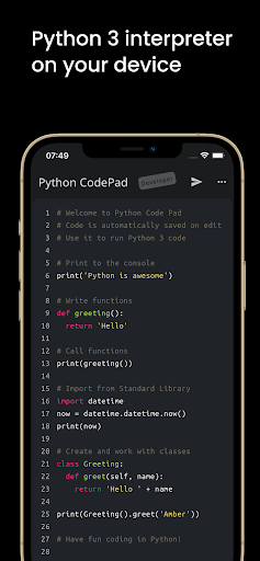 Python Code-Pad - CompilerandIDE