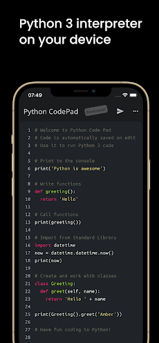Python Code-Pad - Compiler&IDEのおすすめ画像1