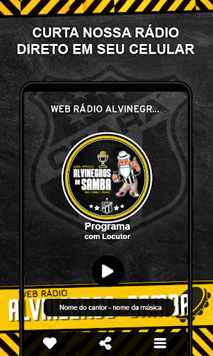 WEB RÁDIO ALVINEGROS DO SAMBA Screen 2