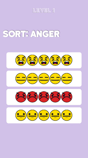 Android application Sort the card screenshort