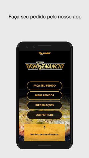 Android application Don Venancio Pizzaria screenshort