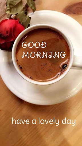 Android application Good Morning Coffee Wishes screenshort