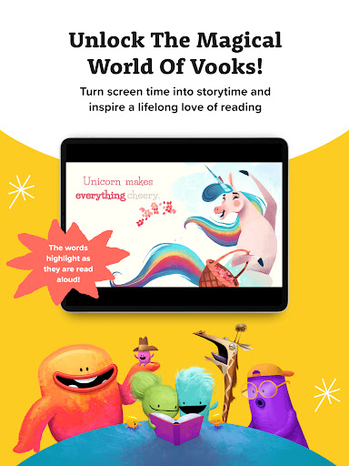 Screenshot of Vooks: Read-alouds for kids